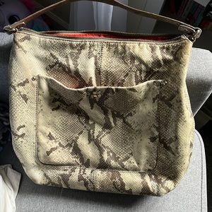 Kate spade snakeskin bag